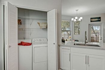 Washer and dryer in unit